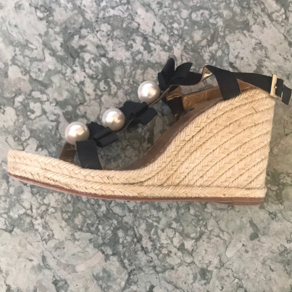 NEW KATE SPADE SZ8.5 WEDGE SANDALS - Picture 2 of 8
